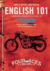 Lowbrow customs english 101  dvd – unit and pre-unit triumph & unit bsa motorcycle maintenance