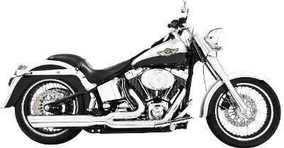 Freedom performance exhaust union 2 into 1 systems for softail fls/fxs
