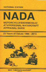 N.a.d.a. motorcycle / atv / snowmobile / personal watercraft appraisal guide