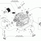 150 Speedster 155 Опора двигателя и глушитель воздухозаборника