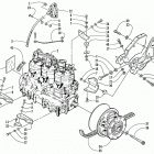ZRT 800 (GREEN) Опора двигателя и вариатор