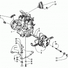 ZR 580 EFI Опора двигателя и вариатор