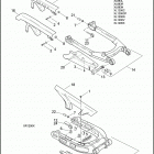 XL1200CP 1LH3 SPORTSTER 1200 CUSTOM (H-D1) (2012) FORK, REAR, DEBRIS DEFLECTOR & BELT GUARD