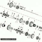 FXRS EBLG FXR Low Glide (1986) TRANSMISSION GEARS