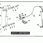 FXR EAKC FXR Super Glide (1982) SHOCK ABSORBERS - FXR, FXRS
