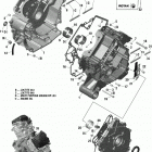 2- Outlander 6X6 T3 1000 EFI 01- crankcase new t3