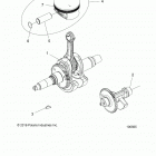 SPORTSMAN 450 HO (A20SEA50A1/A5/CA1/CA5/E50A1/CA1/CA5) Engine, crankshaft, piston and balance shaft - a20sea50a...