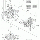 FC 250 ENGINE Картер двигателя