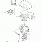 JS440 (JS440-A11) Carburetor brackets / flame arrester