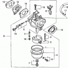 HRC215K1 PDA LAWN MOWER, USA, VIN# MZAU-6100001 Carburetor (hrc215k1)