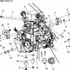 SPORTSMAN 700 EFI - A05MH68AC Крепление двигателя