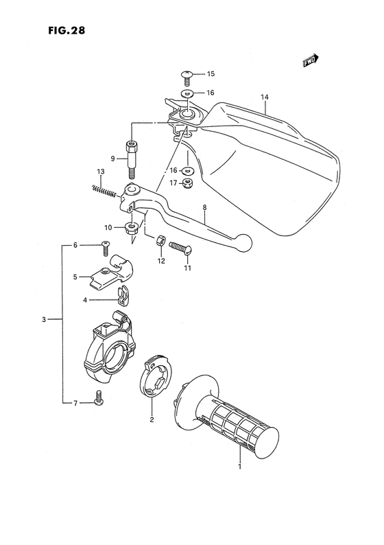 Right knuckle cover