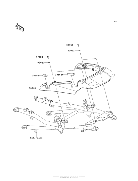 KLZ1000 Боковые обтекатели