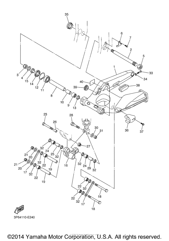 FJR13AYCB Бугель