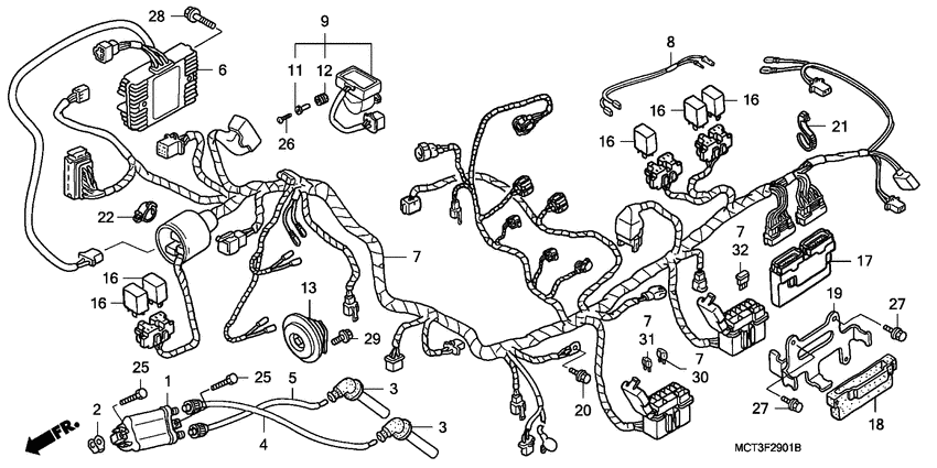 Harness wire