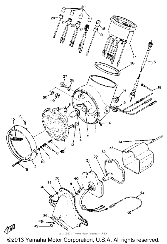 Head lamp & tail lamp