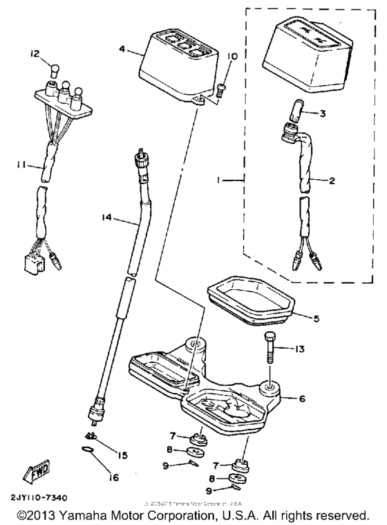 TW200WC Приборы