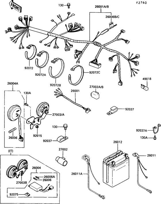 Chassis electrical equipment(1/2)