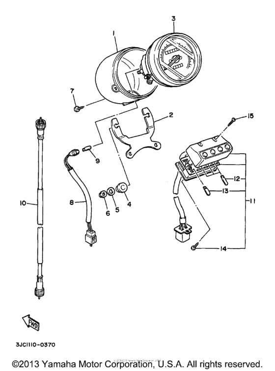 XV535SJ Приборы