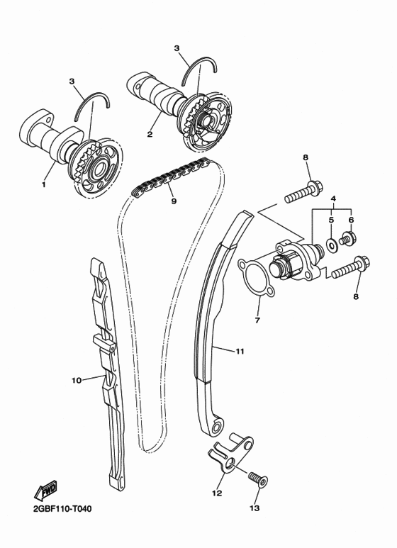Camshaft & chain