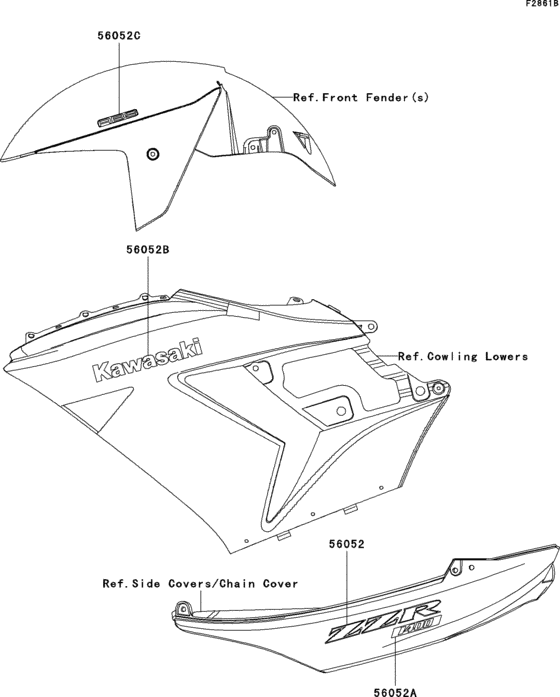 ZX1400 Decals(green)(m.d.black)(d9f)