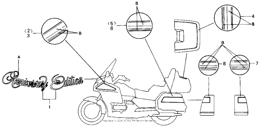 GL1500I Stripe except 1500