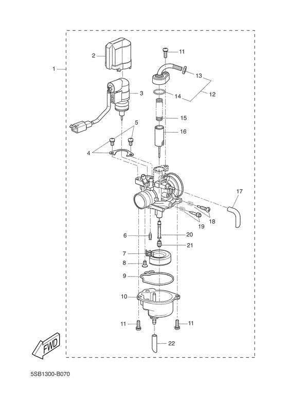 YQ50L Карбюратор