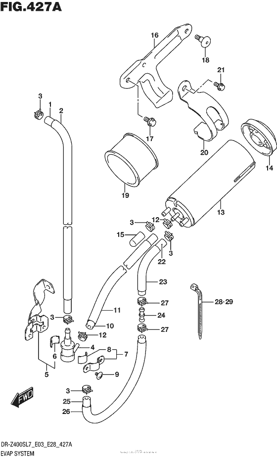 Evap System (Dr-Z400Sl7 E33)