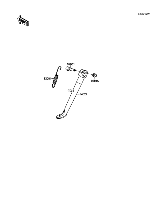 EL250 Подножка