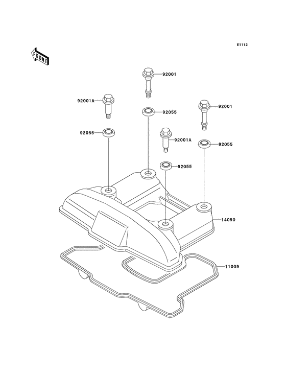 KL650 Крышка головки цилиндров