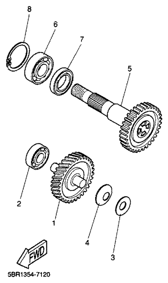 YQ50 Трансмиссия