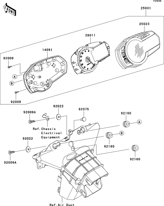 ZX600 Приборы