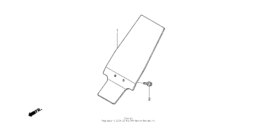 CB50 Задний бампер