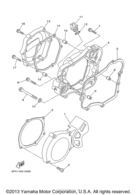 YZ85X Боковые крышки