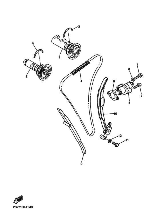  Распределительный вал & chain