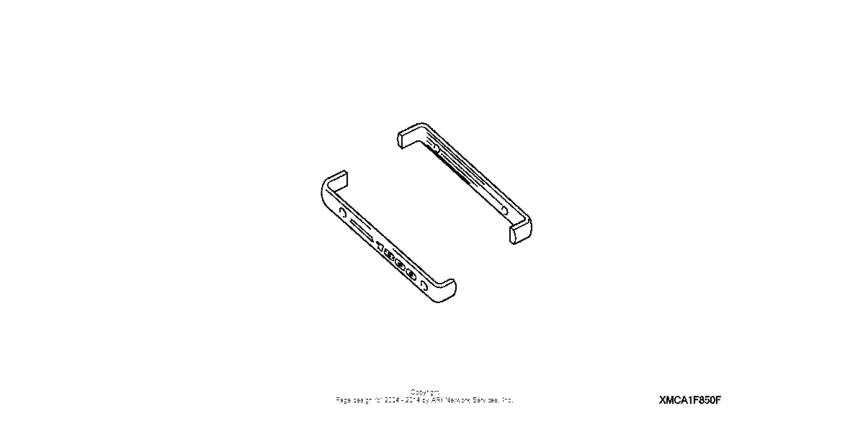 GL1800 (ABS) Gold cylinder head cover emblem set