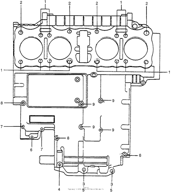 Bolt + washer i