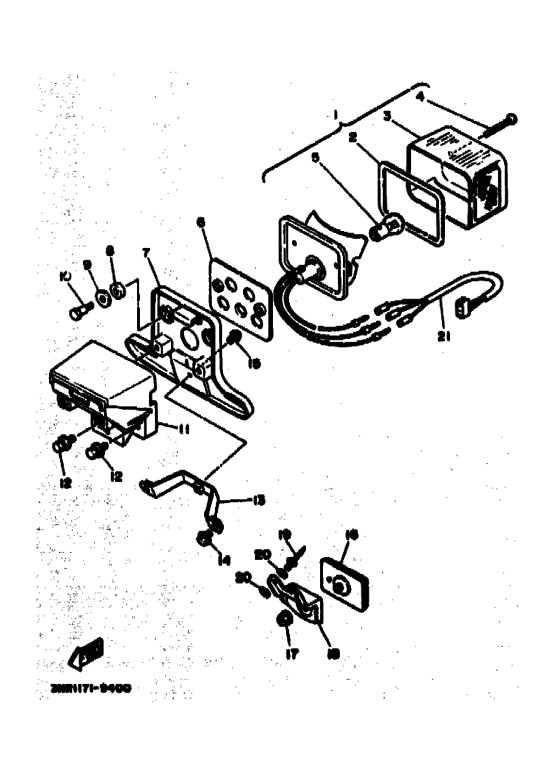 Taillight unit ass`y