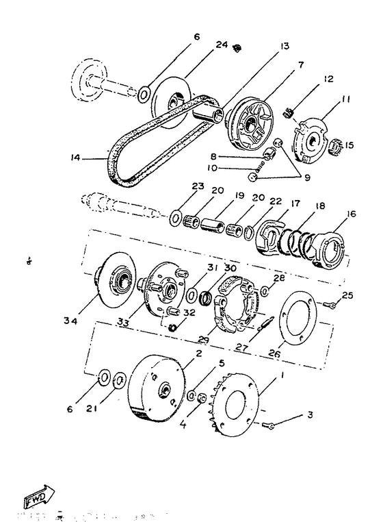 ME50 Сцепление