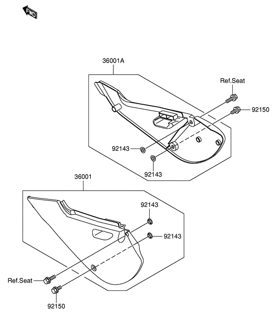 RM65 Боковая крышка