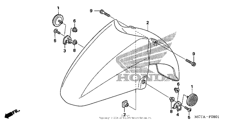 Front fender (fsc600d'06)