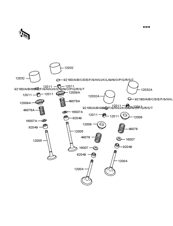 Rocker arms/valves