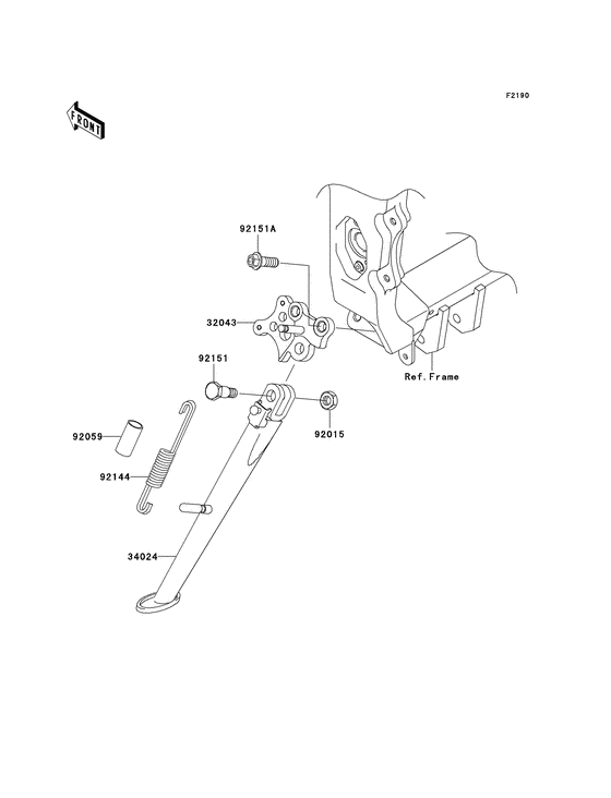 ZX600 Stand comp