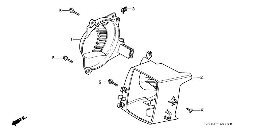 PK50S Shroud / fan cover
