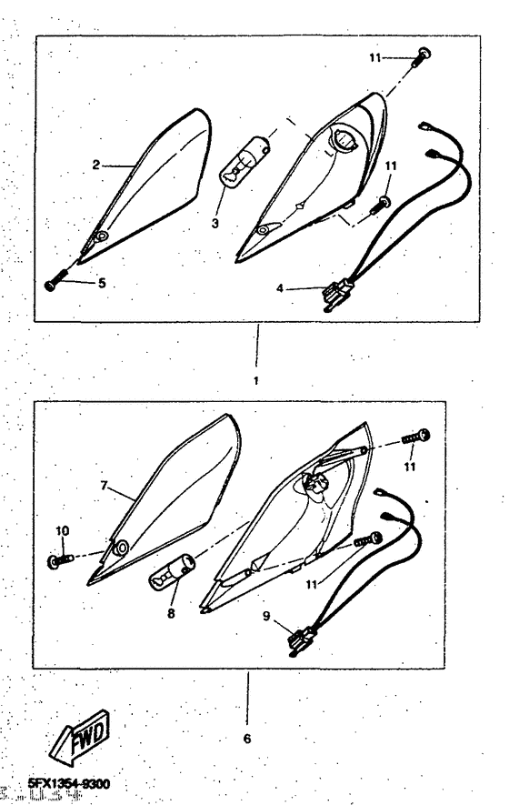 CW50RS Поворотники