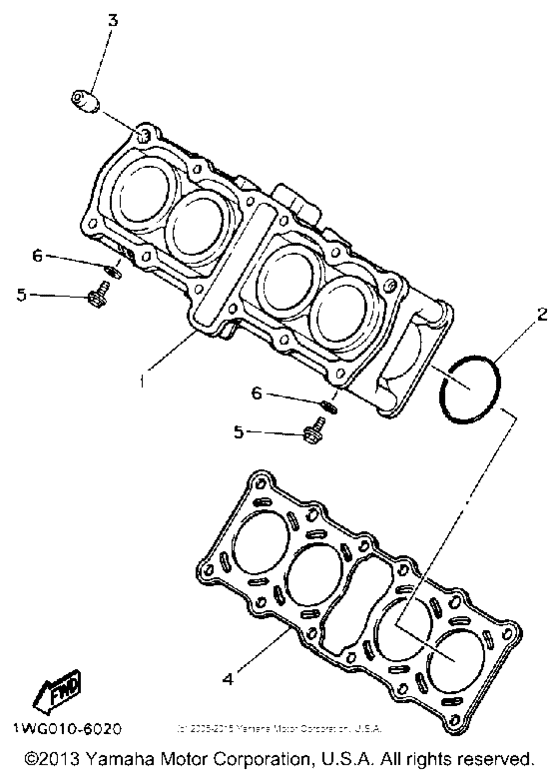 FZR400SAC Цилиндры