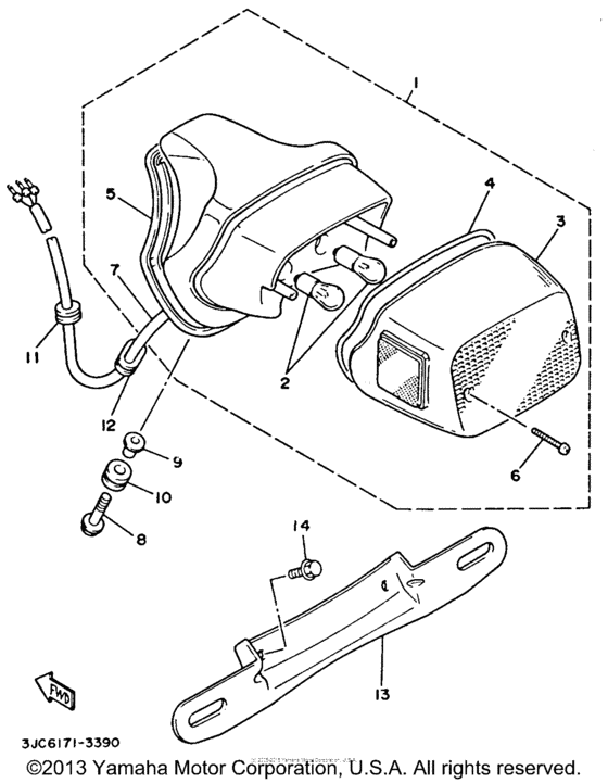 XV535EC Фонарь