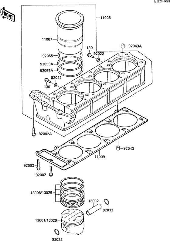 ZL1000 Цилиндр и поршни
