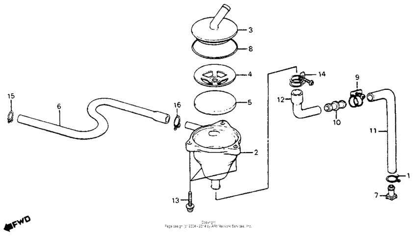 Breather separator