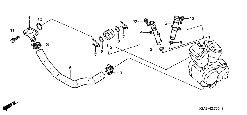 VT750C Труба водная